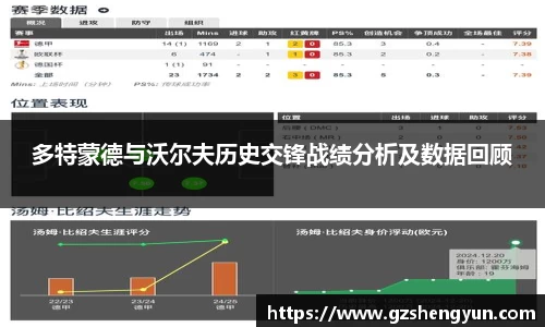 多特蒙德与沃尔夫历史交锋战绩分析及数据回顾