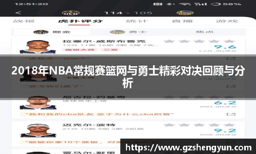 2018年NBA常规赛篮网与勇士精彩对决回顾与分析