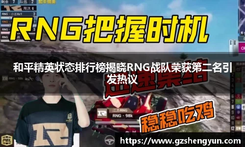 和平精英状态排行榜揭晓RNG战队荣获第二名引发热议