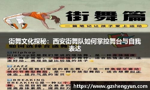 街舞文化探秘：西安街舞队如何掌控舞台与自我表达